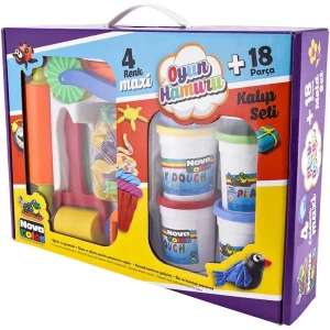 Nova Color Oyun Hamuru + Kalıp Seti 18 Parça Nc-851
