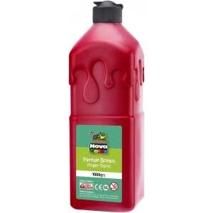 Nova Color Parmak Boyası 1000 gr. KIRMIZI