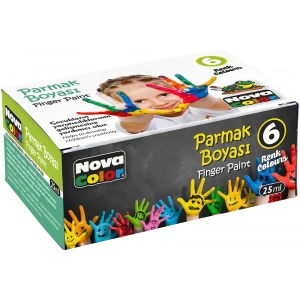 NOVA COLOR PARMAK BOYASI 6 RENK NC-138