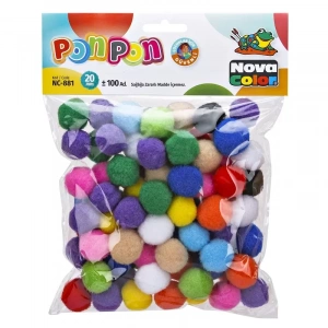 Nova Color Ponpon 20 Mm 100 Lü Nc-881