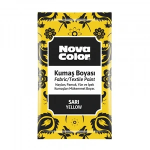 Nova Color Toz Kumaş Boyası 12g Sarı