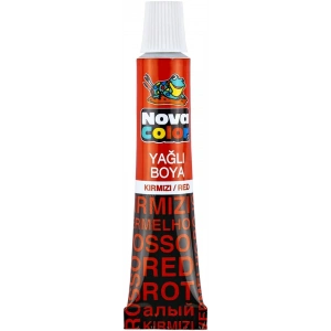 Nova Color Yağlı Tüp Kırmızı Nc-128