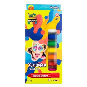 Nova Color Yüz Boyası Seti 10lu