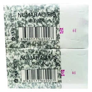 Numaralı Fiş Büyük Düzine