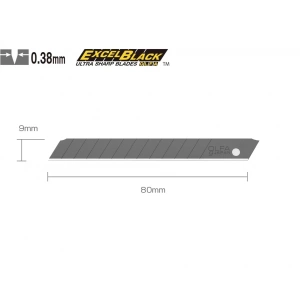 OLFA ABB-50 Standart Dar Black Seri Maket Bıçağı Yedeği (50 li)