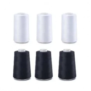 Oltalı 120 No Dikiş İpliği Siyah-Beyaz 6 Adet