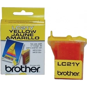 OUTLET BROTHER LC21Y SARI ORJİNAL KARTUŞ 400 SAYFA (MFC 3100C MFC 580 MFC 890 MFC 5200C)