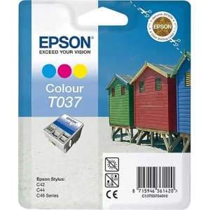 Outlet Epson T037 C13t03704020 Renkli Kartuş 180 Sayfa