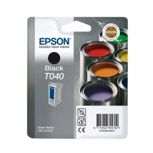 Outlet Epson T040 C13t04014020 Siyah Orjinal Kartuş 420 Sayfa (stylus C62 Cx3200)