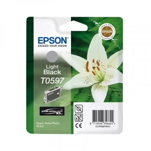 Outlet Epson T0597 C13t05974020 Açık Siyah Orjinal Kartuş 450 Sayfa (stylus Photo R2400)