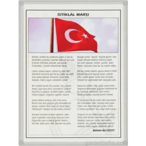 Panda PAN 416 Alüminyum Çerçeve İstiklal Marşı (50x70 cm)