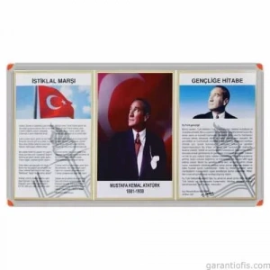 Panda Pan 417 Alüminyum Çerçeve Gençliğe Hitabe (50x70 Cm)