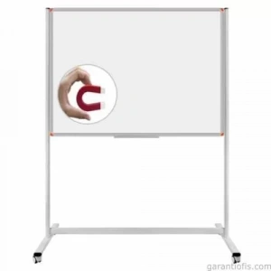 Panda Pan 566 Tekerlekli Ayaklı İtalyan Mıknatıslı Yüzey Yazı Tahtası (120x140 Cm)