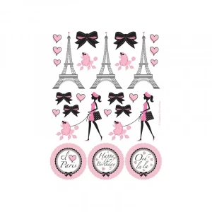 Paris Partisi Sticker 4 Adet