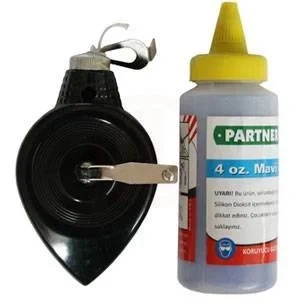 Partner PT09927 ALÜMİNYUM GÖVDE 30 MT ÇİZİM İPİ + MAVİ - PRT09927