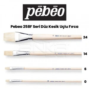 Pebeo 258F Seri Düz Kesik Uçlu Fırca