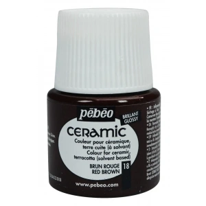 Pebeo Ceramic Seramik Boyası 45ml 18 Red Brown