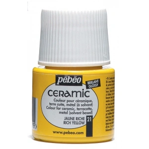 Pebeo Ceramic Seramik Boyası 45ml 21 Rich Yellow