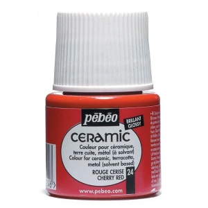 Pebeo Ceramic Seramik Boyası 45ml 24 Cherry Red