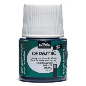 Pebeo Ceramic Seramik Boyası 45ml 26 Emerald Green