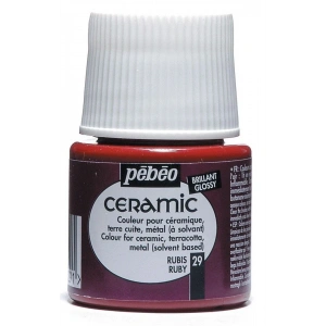 Pebeo Ceramic Seramik Boyası 45ml 29 Ruby