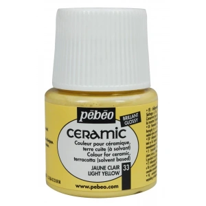 Pebeo Ceramic Seramik Boyası 45ml 33 Light Yellow