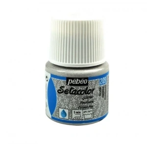 Pebeo Setacolor Glitter Kumaş Boyası 45ml 209 Silver