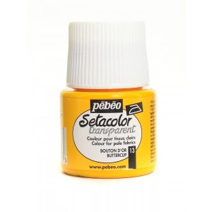 Pebeo Setacolor Light Fabric Transparan Kumaş Boyası 45ml 13 Buttercup