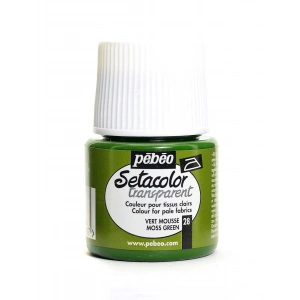 Pebeo Setacolor Light Fabric Transparan Kumaş Boyası 45ml 28 Moss Green