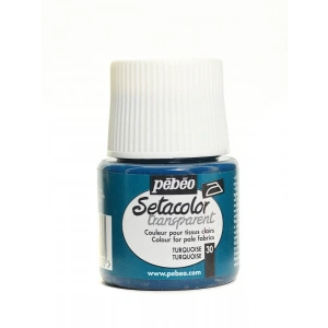 Pebeo Setacolor Light Fabric Transparan Kumaş Boyası 45ml 30 Turquoise