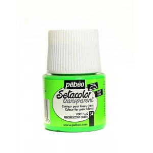 Pebeo Setacolor Light Fabric Transparan Kumaş Boyası 45ml 34 Fluorescent Green