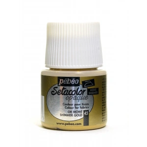 Pebeo Setacolor Opak Kumaş Boyası 45ml 45 Shimmer Gold