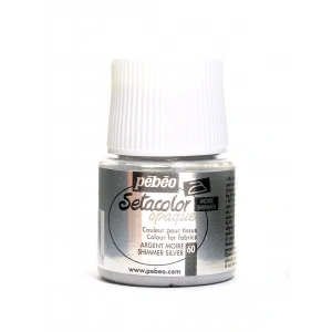 Pebeo Setacolor Opak Kumaş Boyası 45ml 60 Shimmer Silver
