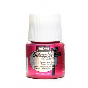 Pebeo Setacolor Opak Kumaş Boyası 45ml 64 Shimmer Oriental Red