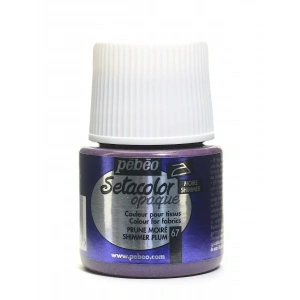 Pebeo Setacolor Opak Kumaş Boyası 45ml 67 Shimmer Plum