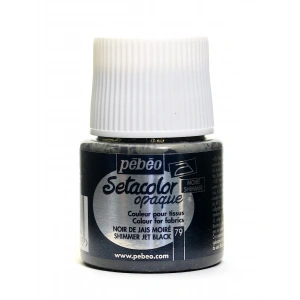 Pebeo Setacolor Opak Kumaş Boyası 45ml 79 Shimmer Jet Black