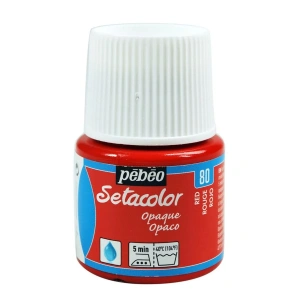 Pebeo Setacolor Opak Kumaş Boyası 45ml 80 Red