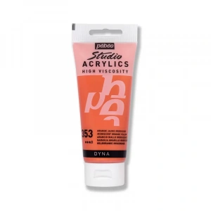 Pebeo Studio Akrilik Boya 353 İridescent Orange Yellow 100ml