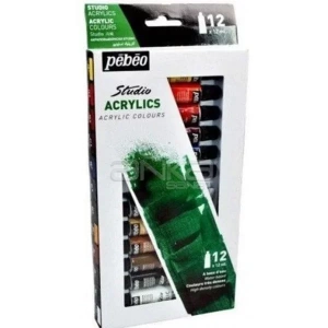 Pebeo Studio Akrilik Boyaa Seti 12x12ml 666013
