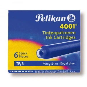 Pelikan Kartuş Serisi TP6X Dolma Kalem Kartuşu Mavi