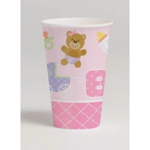 Pembe Bebek Ayıcık 8 li Bardak