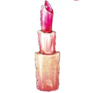 Pembe Ruj Şekilli Folyo Balon 120 Cm