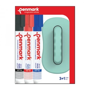 Penmark Beyaz Tahta Kalemi 3 Lü +silgi Hediyeli