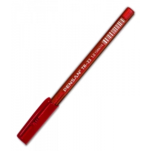 PENSAN 2023 TR-23 ÜÇGEN TÜKENMEZ KALEM 1.0 KIRMIZI