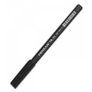 Pensan 2023 Tr-23 Üçgen Tükenmez Kalem 1.0 Siyah