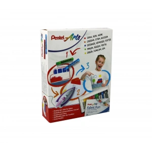 Pentel Arts Kumaş Pasteli Boyama Seti PTS15/NM10-SET