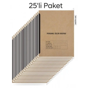 Personel Özlük Dosyası 8 Yapraklı (Metal Askılı 25 Adet)
