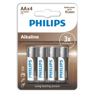 PHİLİPS LR6A4B-10 ALKALİNE AA KALEM PİL 4LÜ