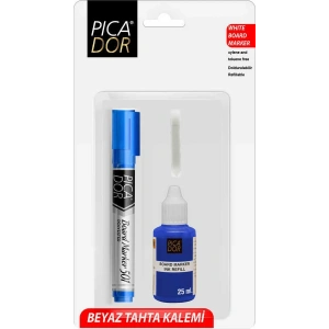 Picador 501 Doldurulabilir Tahta Kalem Seti Mavi