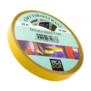 Picador Çift Taraflı Bant 15mmx25m Askısız (kl004)